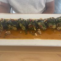 Amazing NYC vegan sushi roll  at Christopher's Kitchen in Palm Beach Gardens