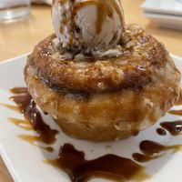 Cinnamon roll  at Christopher's Kitchen in Palm Beach Gardens