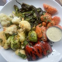 Veggie plate   at Christopher's Kitchen in Palm Beach Gardens