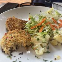 Crab cakes   at Christopher's Kitchen in Palm Beach Gardens