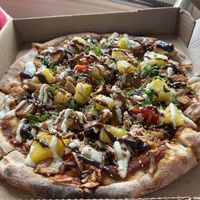 Bbq pizza   at Christopher's Kitchen in Palm Beach Gardens