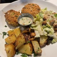 Crabby cakes  at Christopher's Kitchen in Palm Beach Gardens