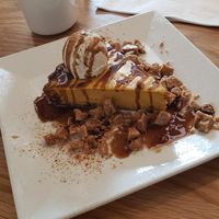 Pumpkin pie 🥧 at Christopher's Kitchen in Palm Beach Gardens