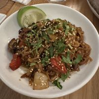 Pad Thai- mild was a little spicy  at Christopher's Kitchen in Palm Beach Gardens
