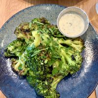 Charred broccoli with lemony dressing   at Christopher's Kitchen in Palm Beach Gardens