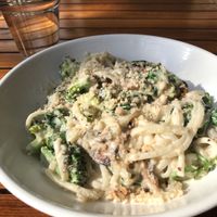 Fetuccine Alfredo, cashew cheese at Christopher's Kitchen in Palm Beach Gardens