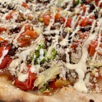 Farmers Market pizza. at Christopher's Kitchen in Palm Beach Gardens