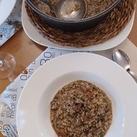 Arroz con caldo de verduras, setas y trufa at El Rincón la Abu in Tenerife