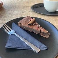 Chocolate cake  at Chocolate Company Cafe in Groningen
