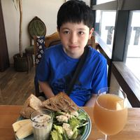 Bread set at Cafe Atl in Osaka