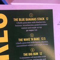 Menu item   at Blue Bananas in Groningen