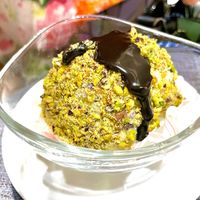 Pistacchio tartufo at Caffe del Corso in Tropea