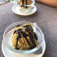 Tartufo pistacchio  at Caffe del Corso in Tropea