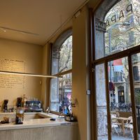 The bar. #Veganuary at La Papa in Barcelona