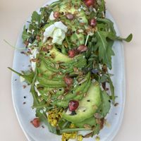Vegan avocado toast  at La Papa in Barcelona