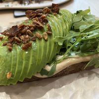 Avocado on toast  at La Papa in Barcelona