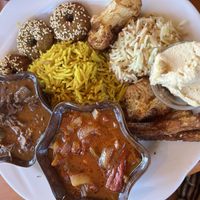 Vegan plate, also gluten-free   at Tsnim in Kamnik