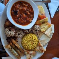 Vegan plate at Tsnim in Kamnik