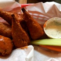 Vegan Hot Wings (5pcs/$7) at Downbeat Diner and Lounge in Honolulu