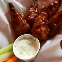 Vegan BBQ Wings (5pcs/$7) at Downbeat Diner and Lounge in Honolulu