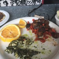 get the pesto tofu scramble! 5 stars! will be coming back!  at Downbeat Diner and Lounge in Honolulu