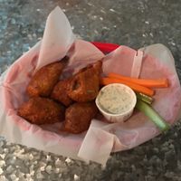 vegan hot wings  at Downbeat Diner and Lounge in Honolulu