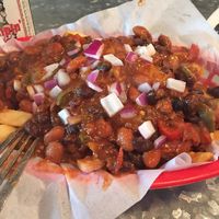 chili cheese fries at Downbeat Diner and Lounge in Honolulu