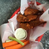 Hot wings & ranch dip at Downbeat Diner and Lounge in Honolulu