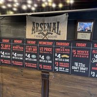 Daily specials at Caliente Pizza & Drafthouse in Aspinwall