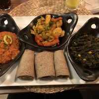 Vegan menu at Wedeb's in Tromsoe