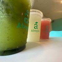 Variety of drinks  at Alvegán  in Puebla
