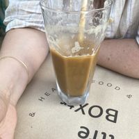 They made us iced coffee  at Lifeboxtr in Kas