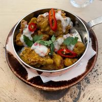 Cauliflower pakora at The Horse & Groom Inn in Malmesbury