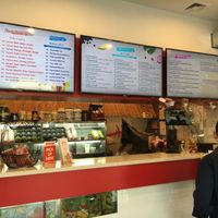 Front counter--no seating inside at Hawa Smoothies & Bubble Tea in New York City