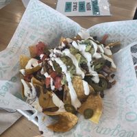 Nachos with asada   at Tacotarian in Henderson