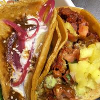 Plantain Con Mole // Al Pastor at Tacotarian in Henderson