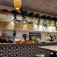 Nicely done decor, notice metal stools at Tacotarian in Henderson