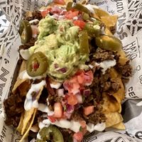 Nachos with carne asada  at Tacotarian in Henderson