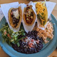 Taco plate at Tacotarian in Henderson