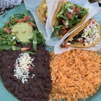 Taco plate  at Tacotarian in Henderson