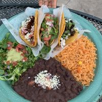 Taco plate  at Tacotarian in Henderson