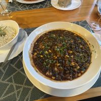 Black bean stew  at Poço Azul in Sao Miguel