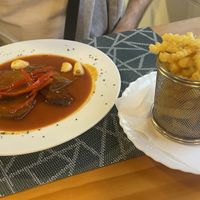 Seitan steak  at Poço Azul in Sao Miguel