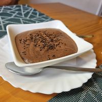 Chocolate Mousse at Poço Azul in Sao Miguel