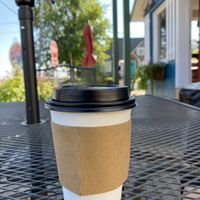 Outdoor seating  at Sunrise Kava Cafe in Oscoda