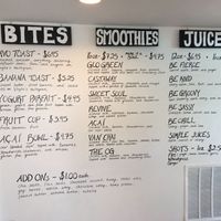 Castaways menu at Castaways Vintage Cafe in Gloucester