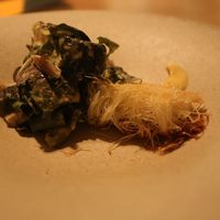 A hokkaido vegetable wrapped in crunchy goodness with salad. Also amazing at Vegan French Restaurant L'Espéranceレスペランス in Sapporo