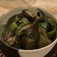 mixed vegetables amd vegetable maki in a vegan dashi sauce  at Vegan French Restaurant L'Espéranceレスペランス in Sapporo