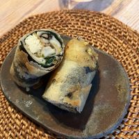 Mochikibi Harumaki at Vegan French Restaurant L'Espéranceレスペランス in Sapporo