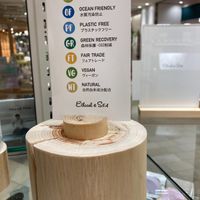Everything clearly marked  at Ethical & Sea アトレ川崎店 in Kawasaki